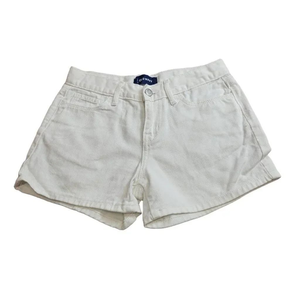 Old Navy white denim shorts 14